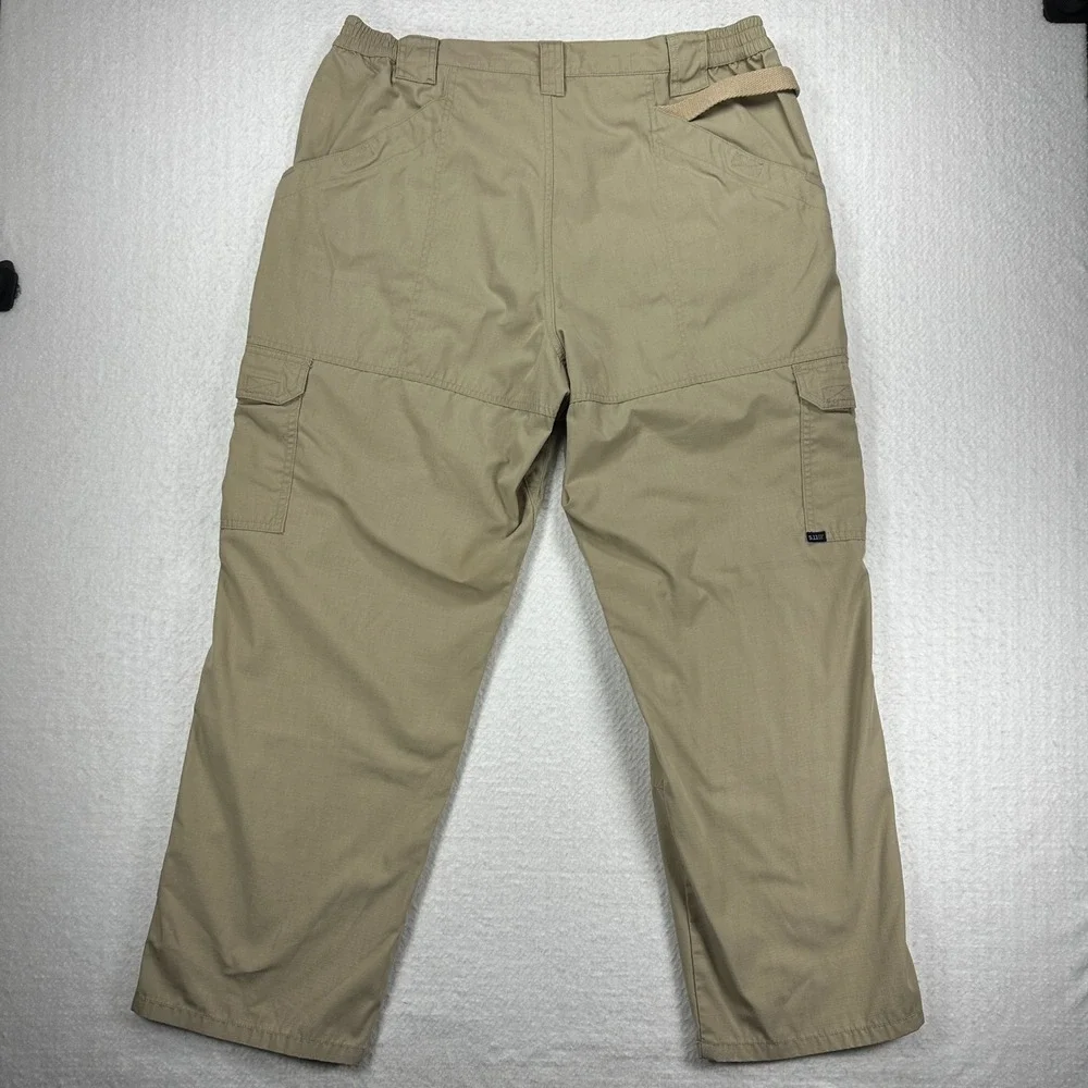 5.11 Tactical Series Pants Mens 42/30 Khaki Ripstop Cargo Trousers 74273